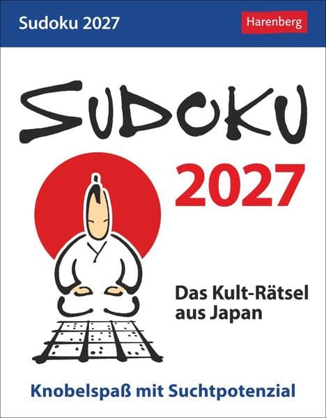 Sudoku Tagesabreißkalender 2027 - Das Kult-Rätsel aus Japan