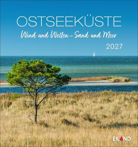 Ostseeküste Postkartenkalender 2027 - Wind und Wellen - Sand und Meer