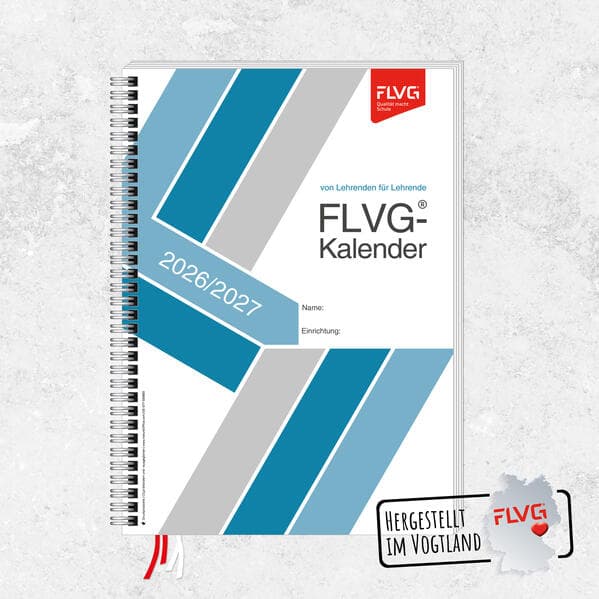 A4 FLVG-Kalender von Lehrenden für Lehrende 2026/2027 - der große Bruder