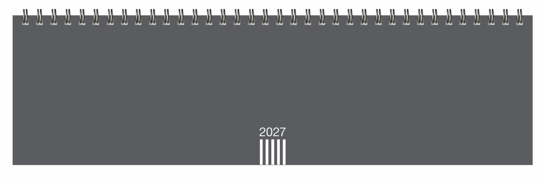 Wochenquerplaner, anthrazit 2027