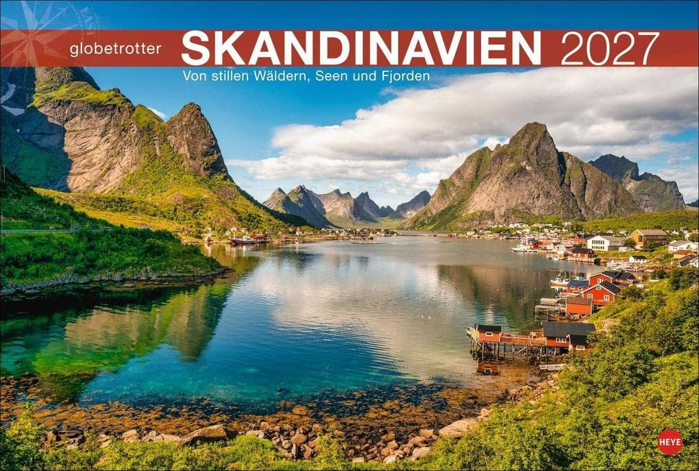 Skandinavien Globetrotter Kalender 2027 - Von stillen Wäldern, Seen und Fjorden