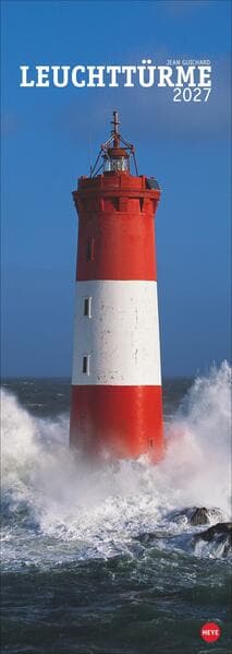 Jean Guichard: Leuchttürme Vertical Kalender 2027