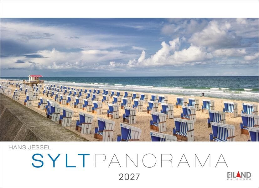 Sylt Panorama-Postkartenkalender 2027 - Hans Jessel