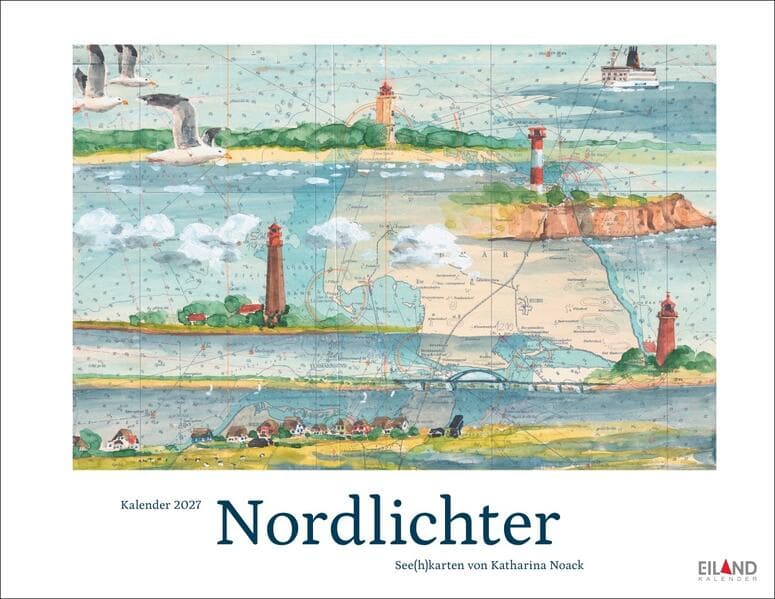 Nordlichter - See(h)karten Kalender 2027