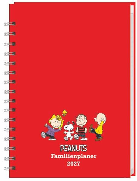 Peanuts Familienplaner-Buch A5 2027