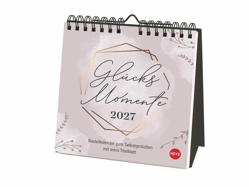 Kreativkalender zum Aufstellen Glücksmomente 2027