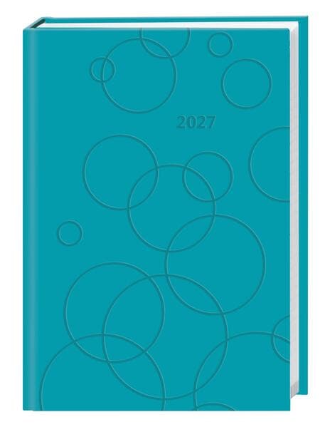 Kalenderbuch A6 blau 2027