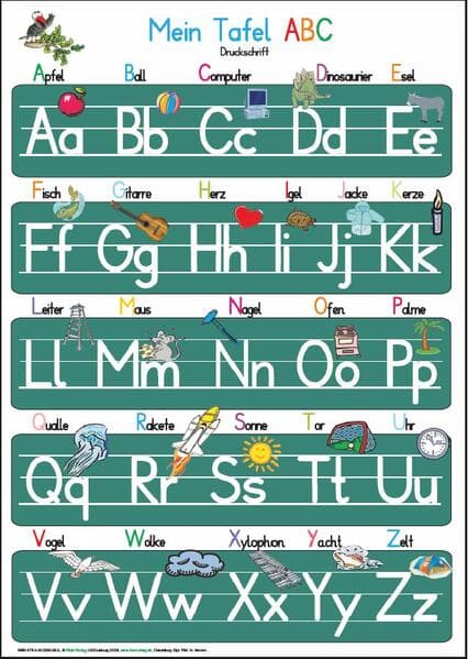 Mein Tafel-ABC in Druckschrift