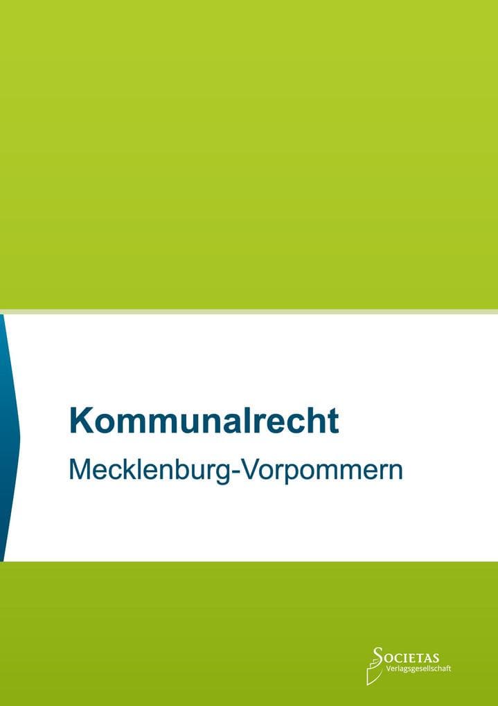 Kommunalrecht Mecklenburg-Vorpommern