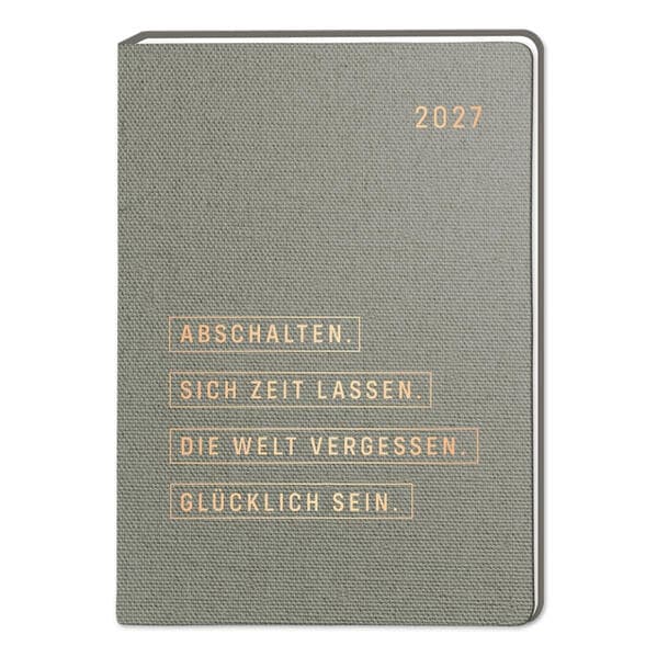 Terminplaner NatureArt 2027 Spruch