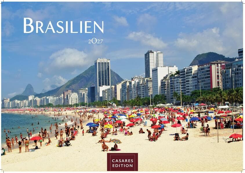Brasilien Kalender 2027 - Wandkalender | Fotokalender Südamerika 35x50cm - Farbenfrohe Natur, lebendige Kultur & traumhafte Landschaften als Deko & Geschenkidee