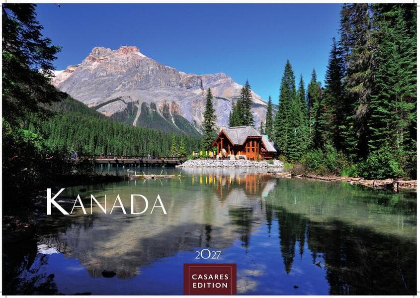 Kanada Kalender 2027 - Wandkalender | Fotokalender Nordamerika 35x50cm -eindrucksvollen Natur- und Landschaftsmotiven von Küsten, Wäldern und Bergen
