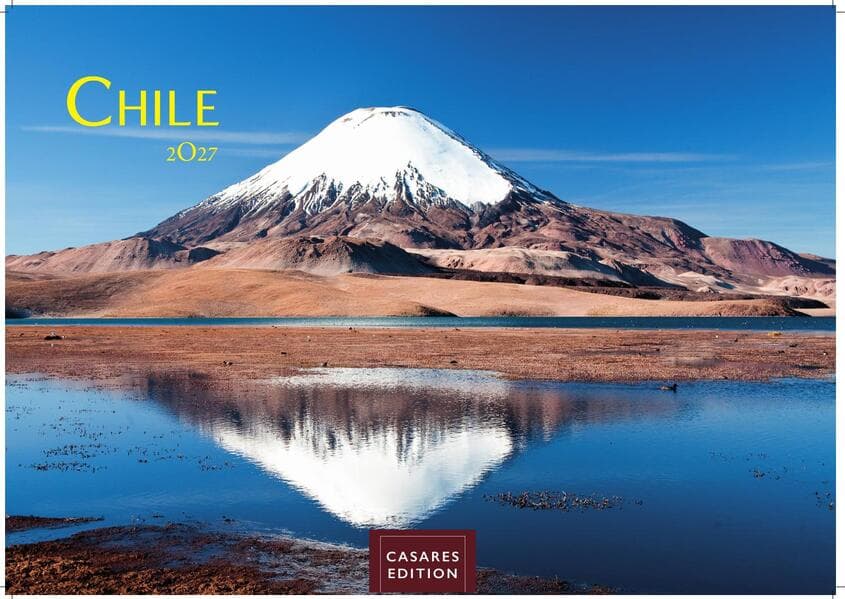 Chile Kalender 2027 - Wandkalender | Fotokalender Südamerika 35x50cm - Spektakuläre Landschaften von Atacama bis Patagonien, perfekt als Geschenk & Wanddeko