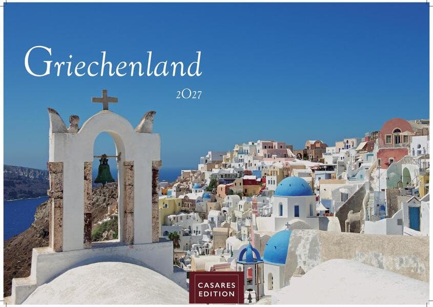 Griechenland Kalender 2027 - Wandkalender | Fotokalender Griechenland 35x50 cm - Traumhafte Aussichten Griechenlands - . mit beeindruckenden Fotos