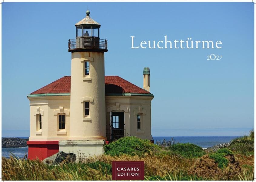 Leuchttürme Kalender 2027 - Wandkalender | Fotokalender Naturkalender 24x35cm - mit beeindruckenden Fotografien von Leuchttürmen weltweit.