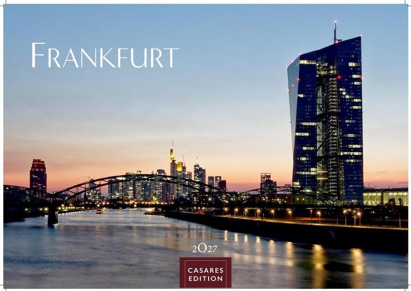 Frankfurt Kalender 2027 - Wandkalender | Fotokalender Deutschland 50x35cm - faszinierende Stadtansichten der Mainmetropole mit 12 großformatigen Bildern