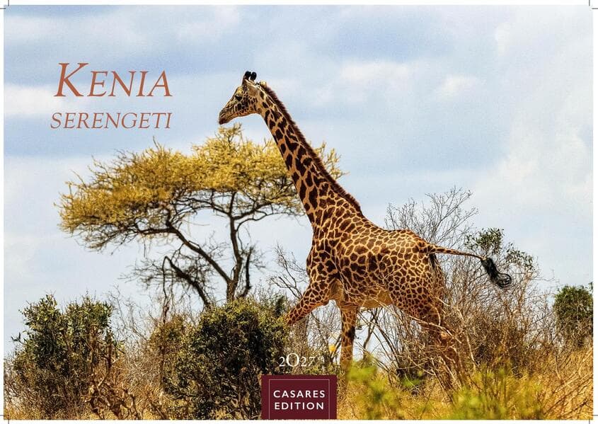 Kenia & Serengheti Kalender 2027 - Wandkalender | Fotokalender Afrika 35x50cm - Wunderschöne Tierkalender- und Naturschutzfotos.