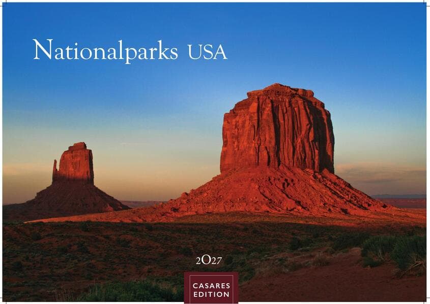 Nationalparks USA Kalender 2027 - Wandkalender | Fotokalender Nordamerika 35x50cm - Beeindruckende Landschaften & Wildnis auf 12 Monatsblättern, dekorativ & inspirierend