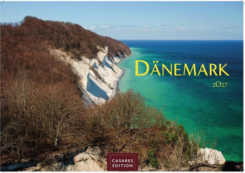 Dänemark Kalender 2027 - Wandkalender | Fotokalender Nordeuropa 35x50cm Grosses Format - Inspirierende Fotos von Dänemarks unberührter Natur, Küsten, Inseln und Wäldern