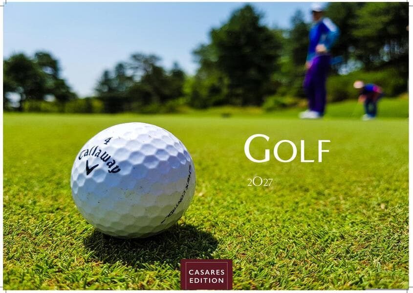 Golf Kalender 2027 - Wandkalender | Fotokalender |Golfkalender Kalender für Golfliebhaber, Sportkalender 24x35cm