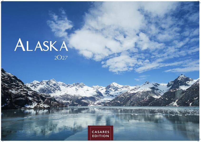 Alaska Kalender 2027 - Wandkalender | Fotokalender Nordamerika 35x50cm -mit beeindruckenden Naturmotiven, Gletscher, Wildnis und faszinierende Landschaften