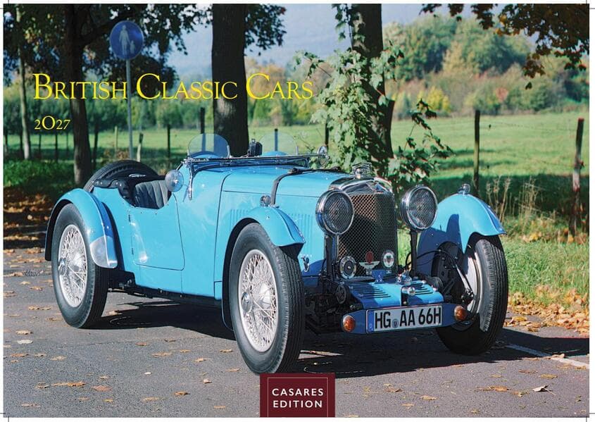 British Classic Cars Kalender 2027 - Wandkalender | Fotokalender Englische Oldtimer 24x35cm - Eleganz der Britischen Oldtimer
