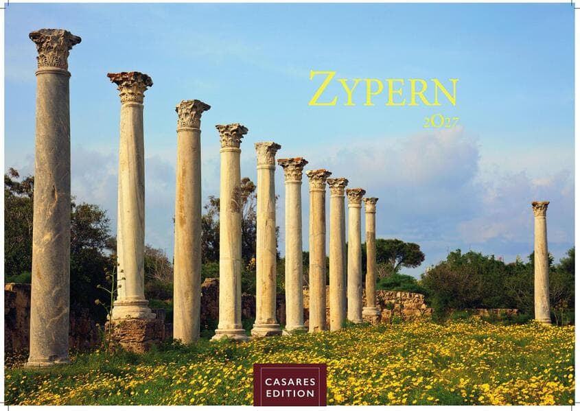 Zypern Kalender 2027 - Wandkalender | Fotokalender Mittelmeer 24x35cm - Wunderschöne Fotografien von Zypern, Monat für Monat.
