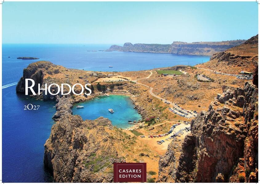 Rhodos Kalender 2027 - Wandkalender | Fotokalender Griechenland 35x50cm Großformat, Premium Qualität, Urlaub, Ferien, Reise & Lifestyle - Perfekt für Rodos Fans & Reisebegeisterte.