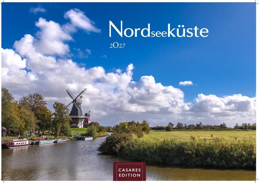 Nordseeküste Kalender 2027 - Wandkalender | Fotokalender Deutschland 35x24cm | in 12 eindrucksvollen Bildern - Natur, Gezeiten, Strand und weite Horizonte