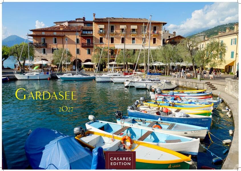 Gardasee Kalender 2027 - Wandkalender | Fotokalender Italien 35x50cm- Italienische Sehnsucht für jeden Monat