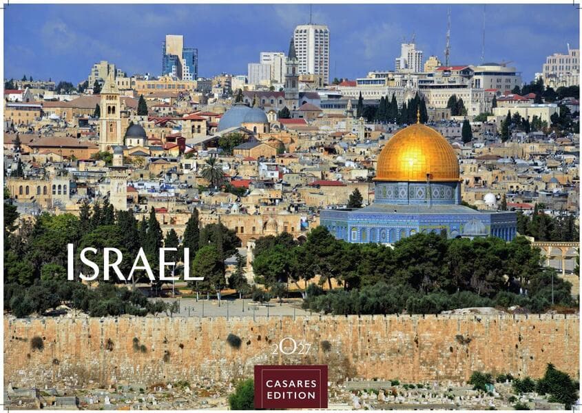 Israel Kalender 2027 - Wandkalender | Fotokalender Orient 35x50cm - 12 Wunderschöne Fotos Monat für Monat dieses faszinierenden Landes
