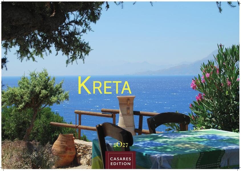 Kreta Kalender 2027 - Wandkalender | Fotokalender Griechenland 35x50cm - . mit 12 atemberaubenden Fotos von Kreta.