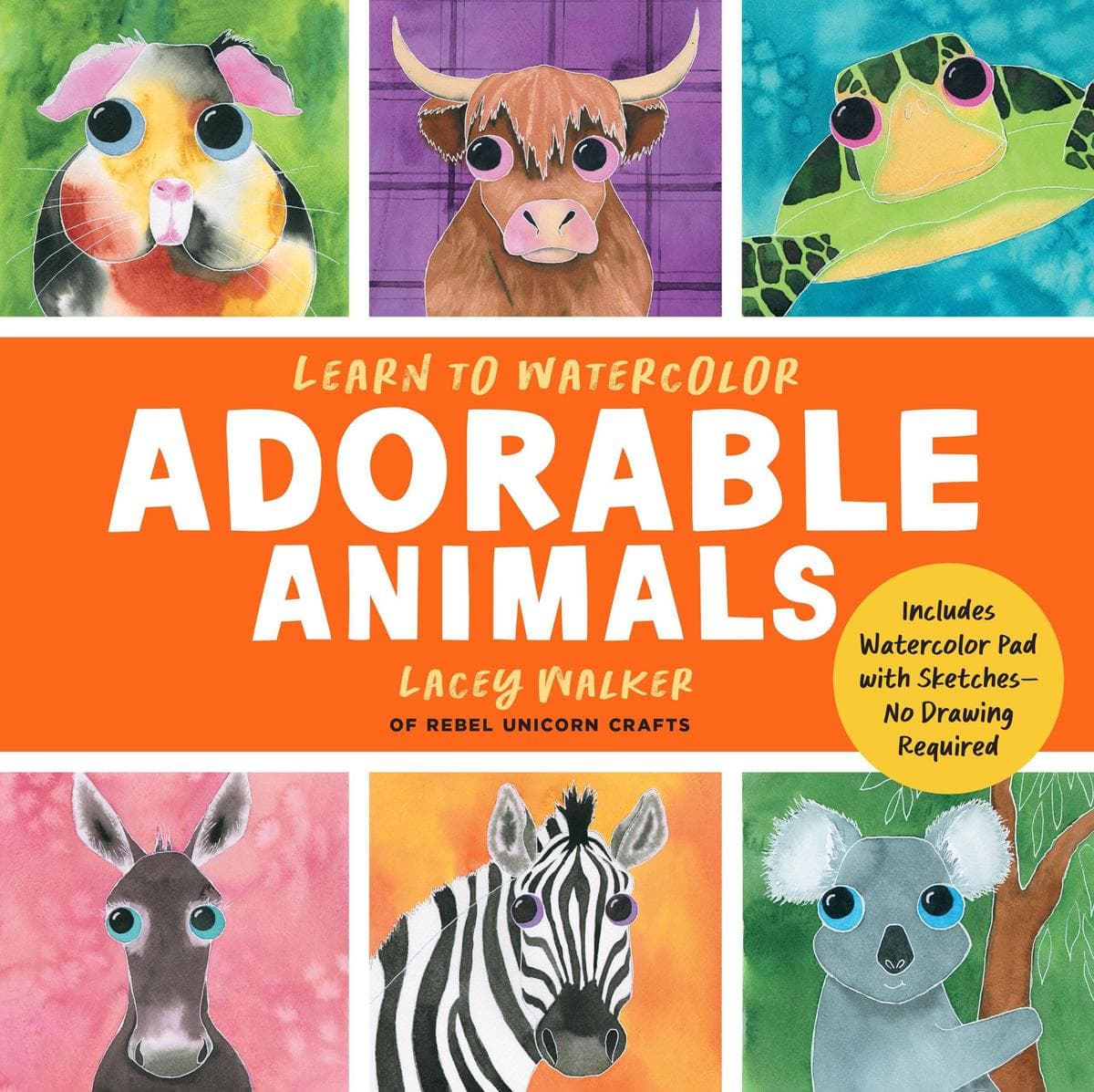 Learn to Watercolor Adorable Animals