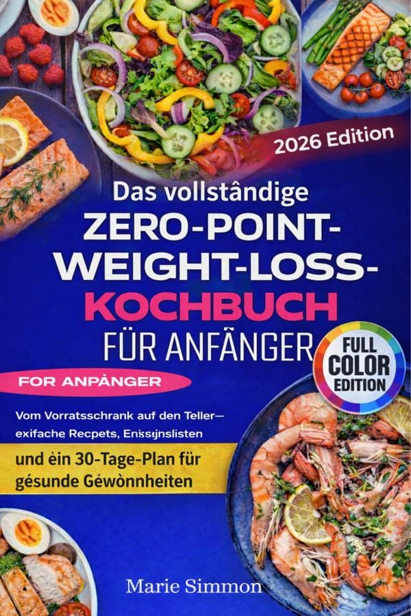 Das vollständige Zero-Point-Weight-Loss-Kochbuch für Anfänger