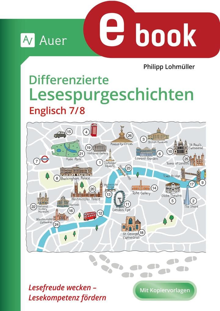 Differenzierte Lesespurgeschichten Englisch 7-8