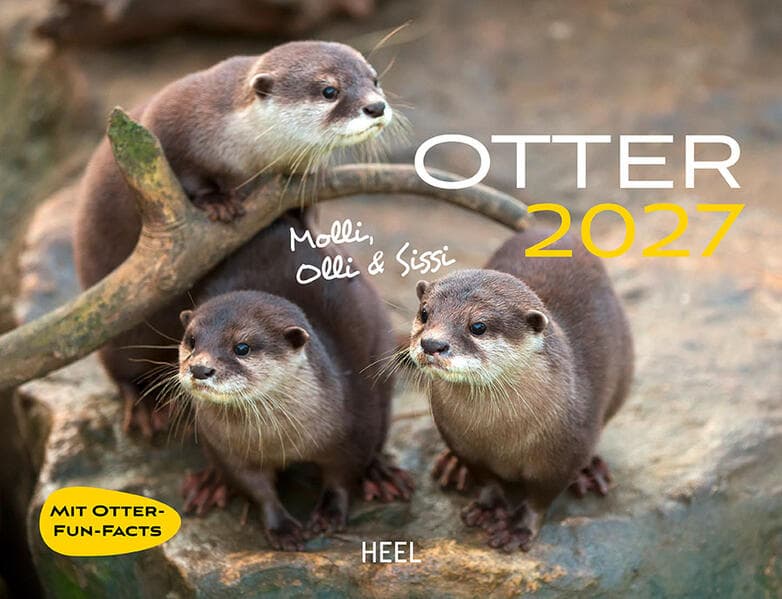 Otter Kalender 2027 Wandkalender Eintragkalender