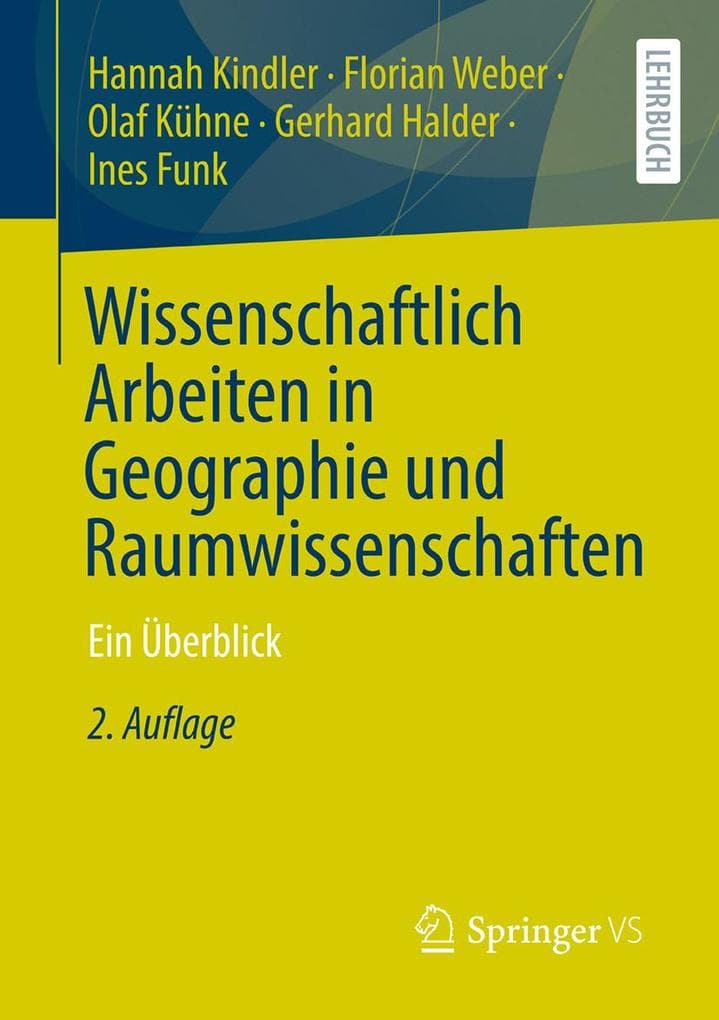 Wissenschaftlich Arbeiten in Geographie und Raumwissenschaften