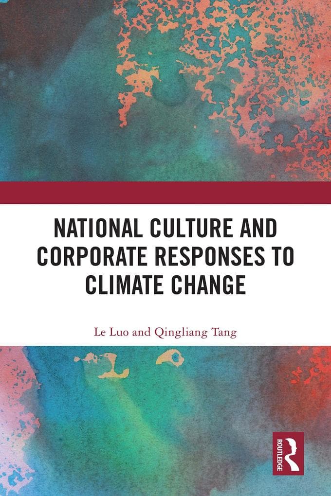 National Culture and Corporate Responses to Climate Change