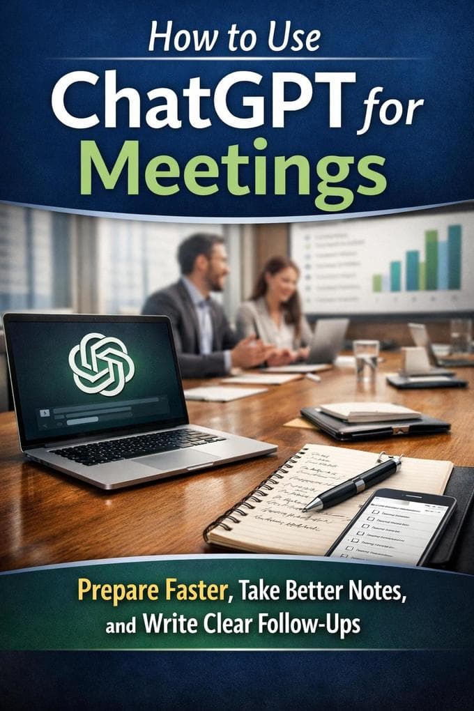 How to Use ChatGPT for Meetings: Prepare Faster, Take Better Notes, and Write Clear Follow-Ups