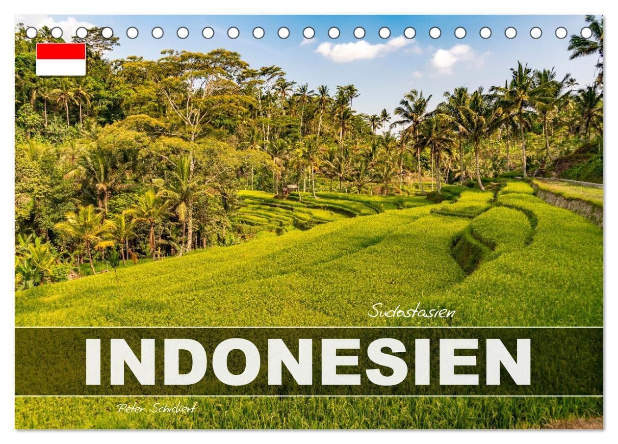 Südostasien - Indonesien (Tischkalender 2027 DIN A5 quer), CALVENDO Monatskalender