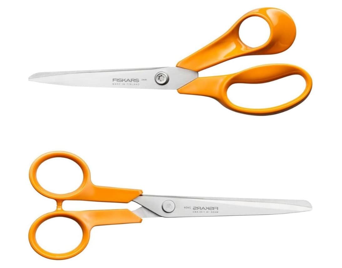 Fiskars Classic Scheren Set, Universalschere 21 cm + Universalschere 16 cm