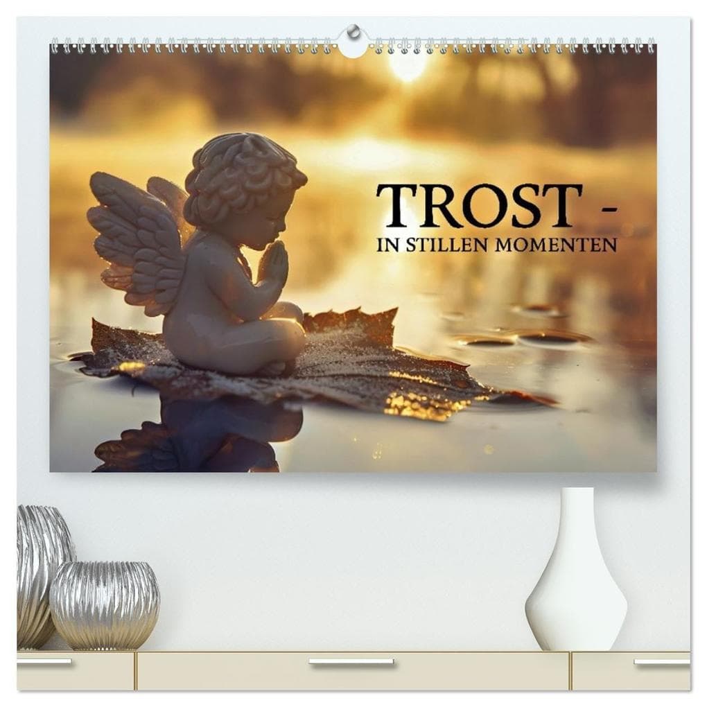 Trost - in stillen Momenten (hochwertiger Premium Wandkalender 2027 DIN A2 quer), Kunstdruck in Hochglanz
