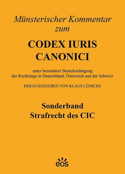 Münsterischer Kommentar zum CIC - Sonderband Strafrecht des CIC