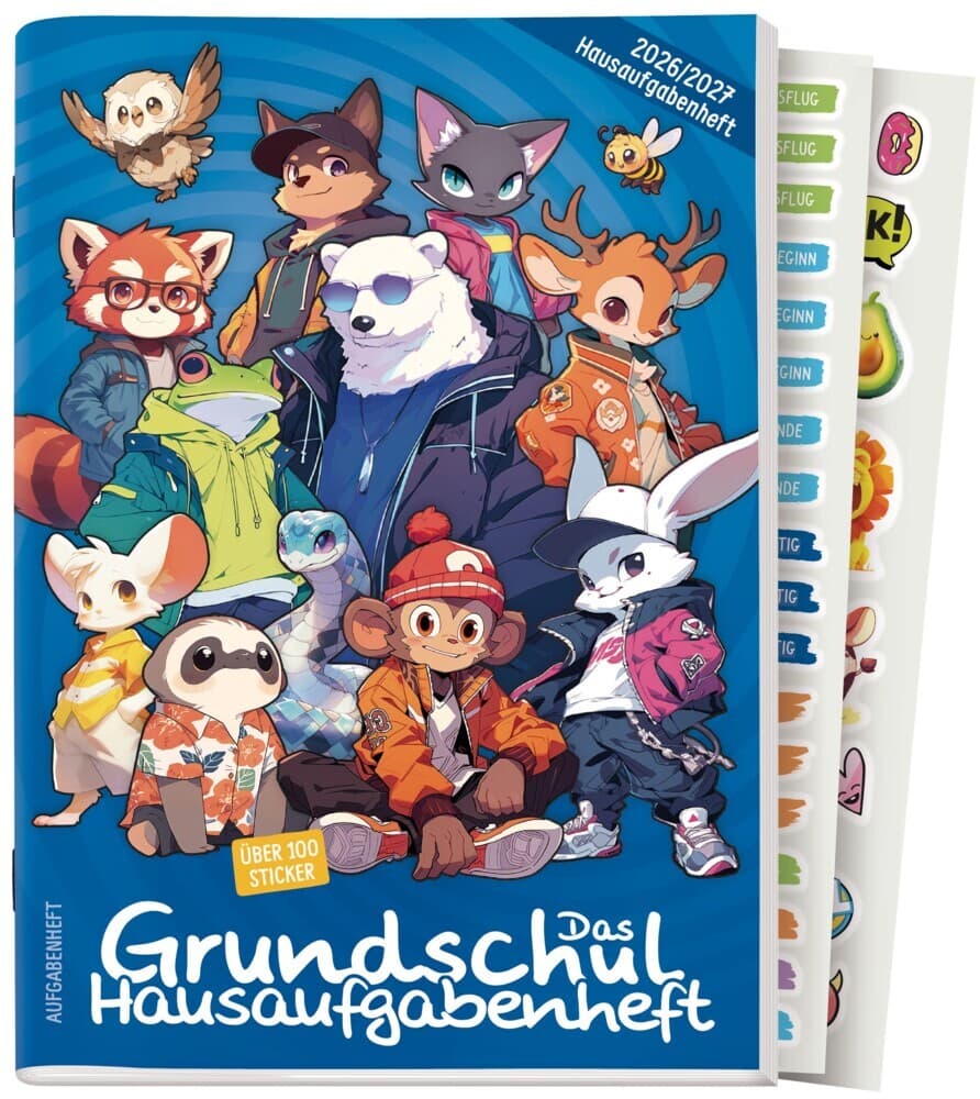 Das Grundschul-Hausaufgabenheft 26/27 A5 [Rasselbande] EM