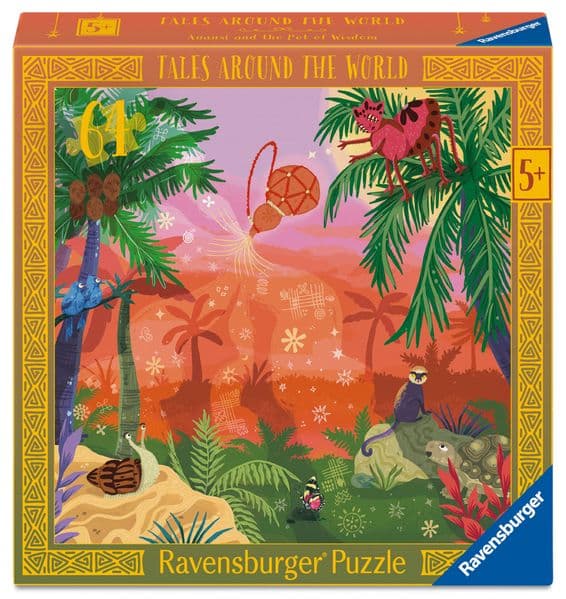 Kinderpuzzle 64 Teile - Afrikanisches Märchen