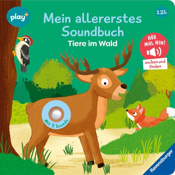 Play+ Mein allererstes Soundbuch Tiere im Wald - ab 12 Monate
