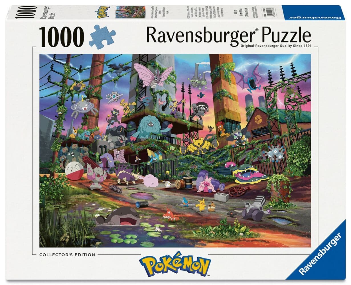 Erwachsenenpuzzle 1000 Teile - Pokémon - Blitza und das wiedergewonnene Kraftwerk