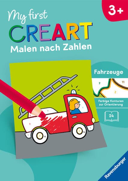 My first CreArt Malen nach Zahlen ab 3 - Fahrzeuge