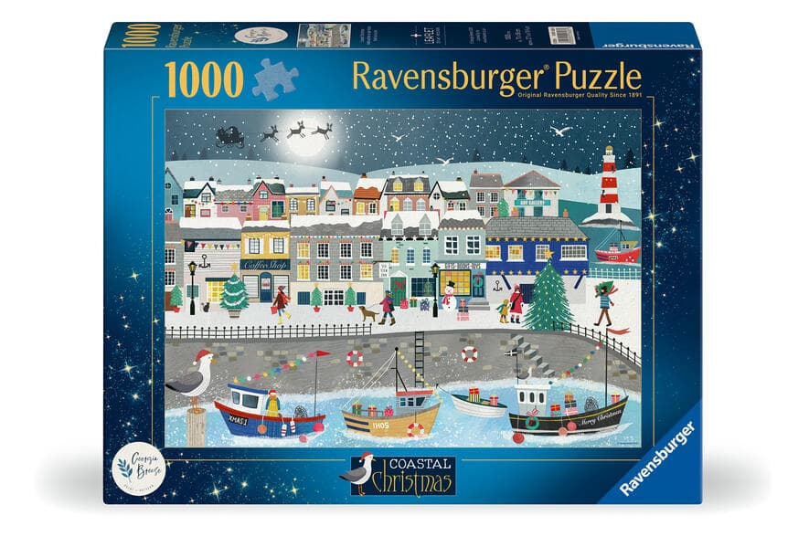 Weihnachtspuzzle 1000 Teile - Weihnachten am Hafen