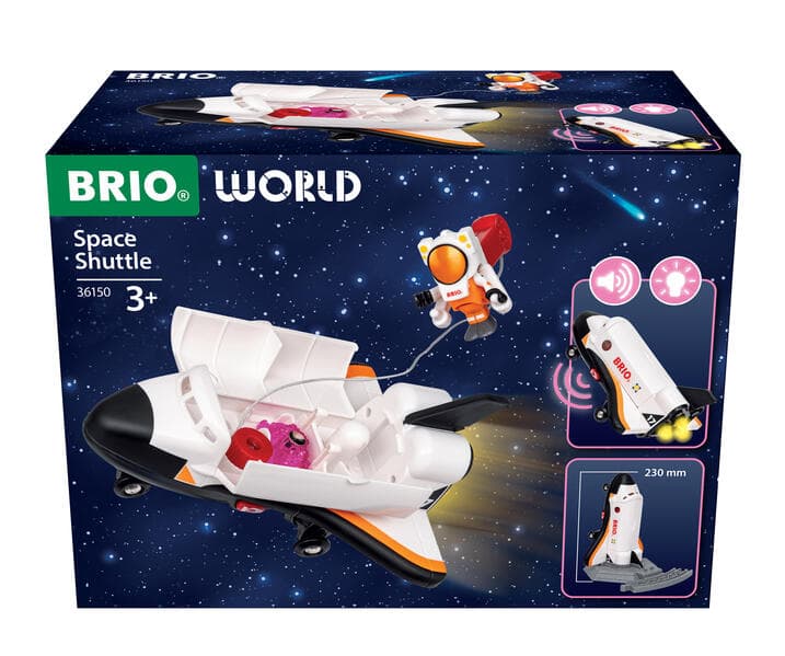 BRIO World 36150 Space Shuttle - großes BRIO World Space Shuttle - zauberhaftes Geschenk für Kinder ab 3 Jahren